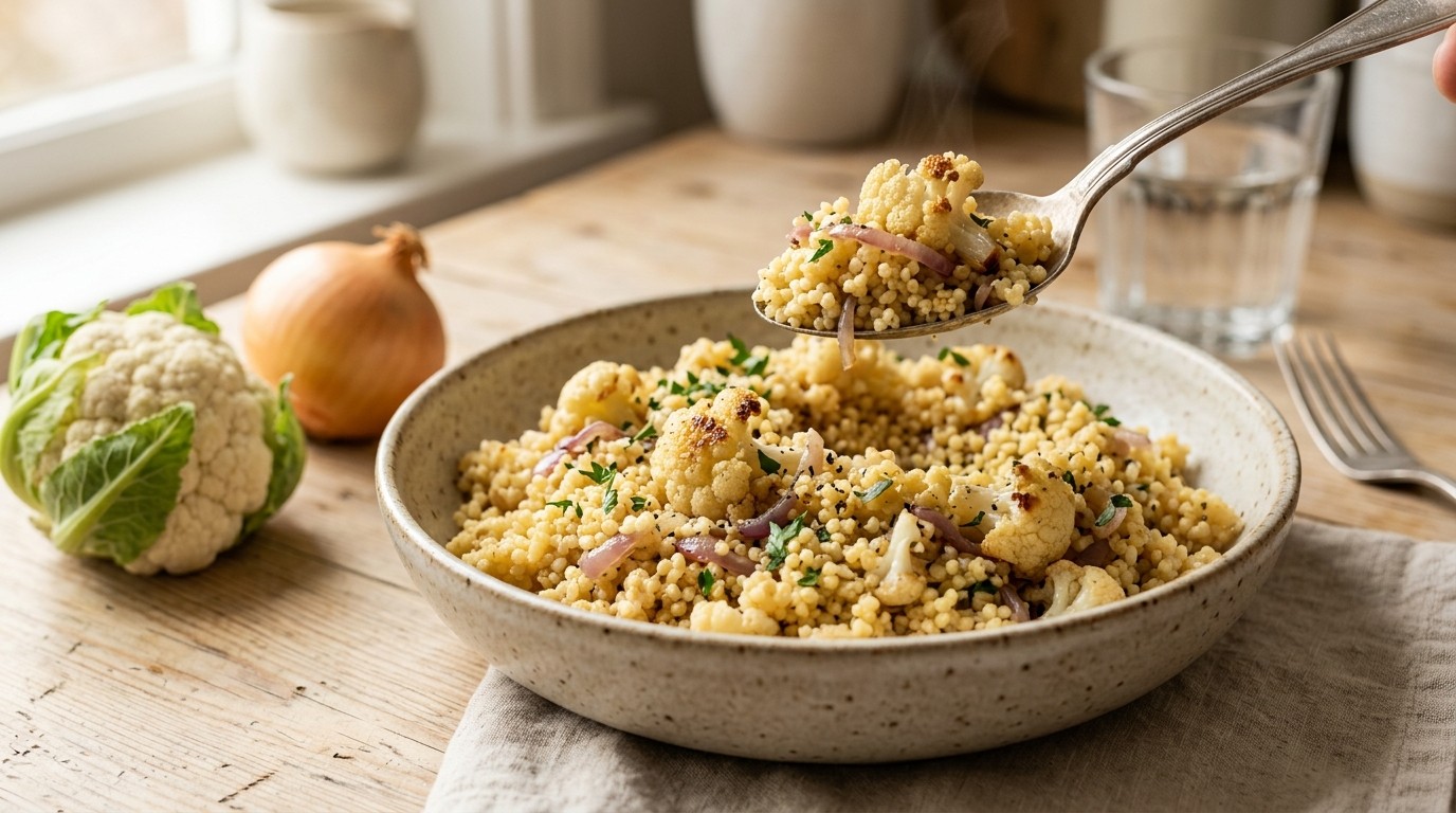 Gierst met Bloemkool, Vegetarisch