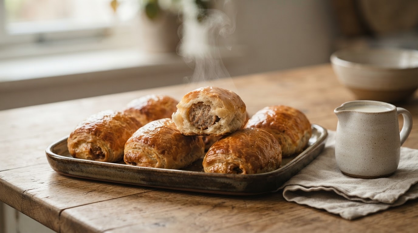 Glutenvrije Worstenbroodjes