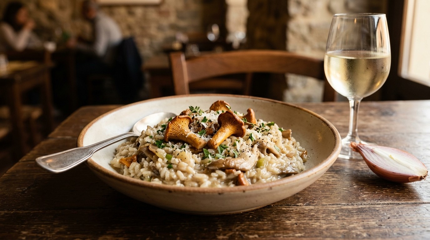 Gordon Ramsay's Risotto met Paddenstoelen