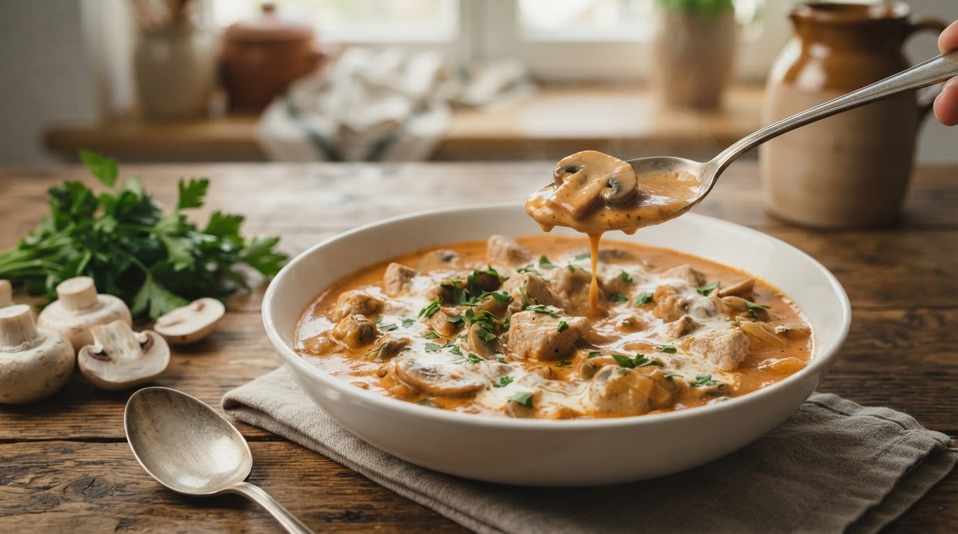 Goulash met Champignons