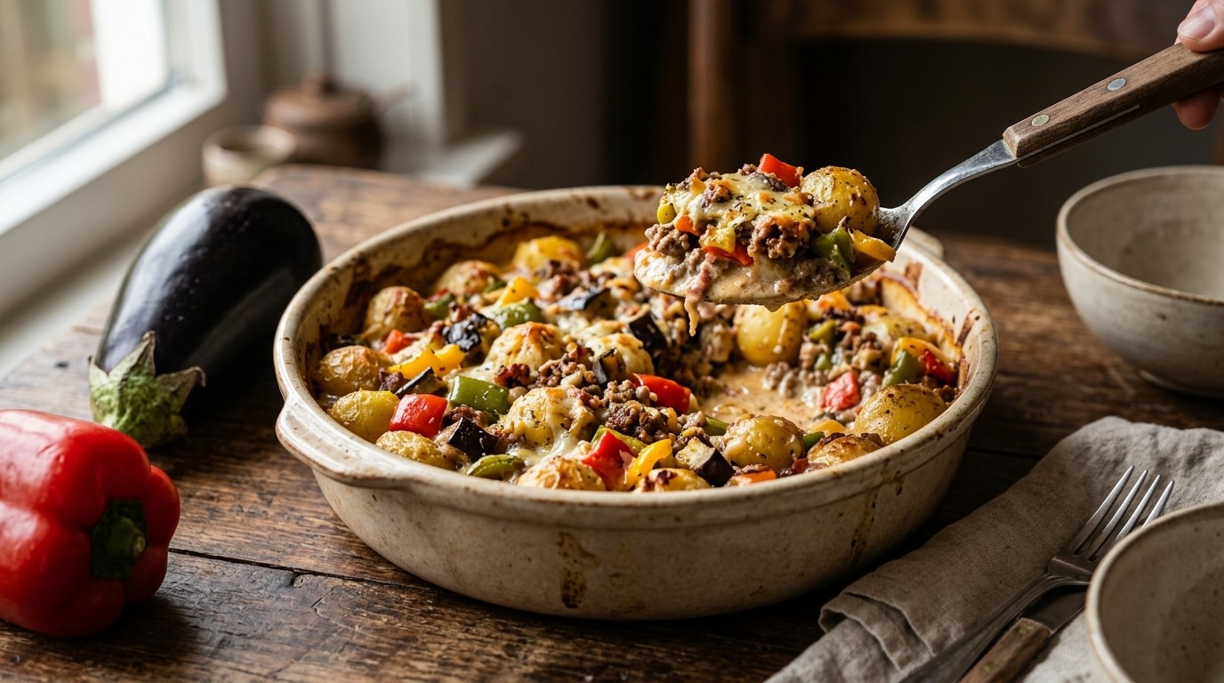 Griekse Aardappelschotel
