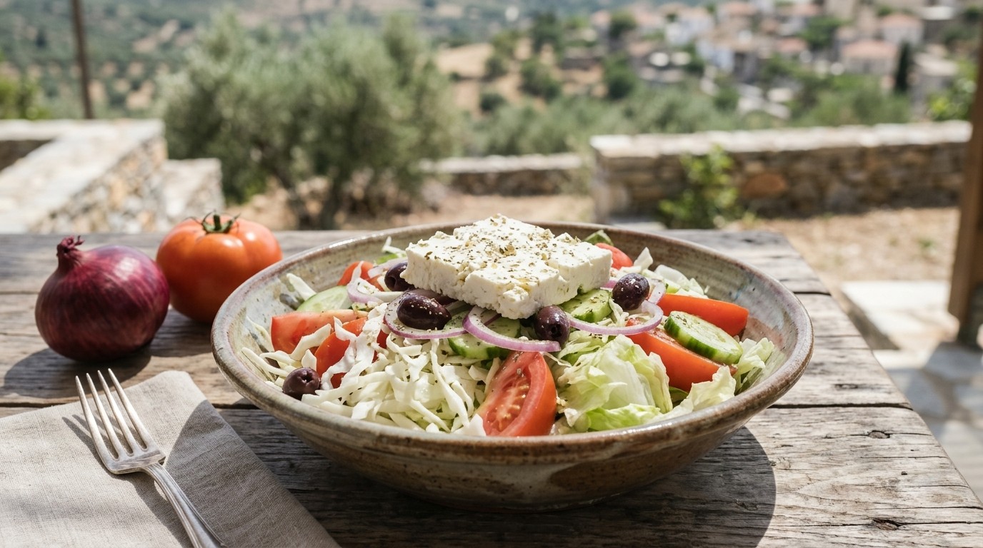 Griekse Boerensalade
