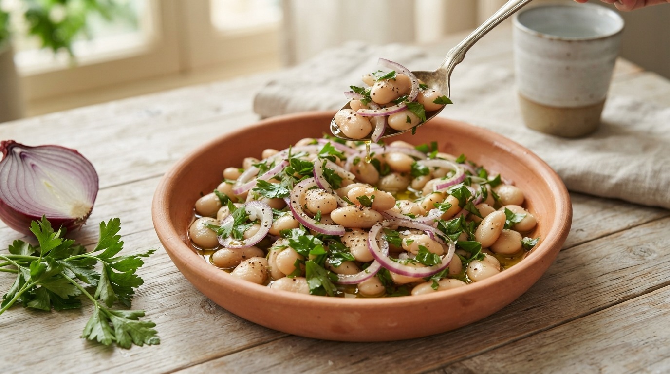 Griekse Bonensalade recept Griekse Bonensalade recept