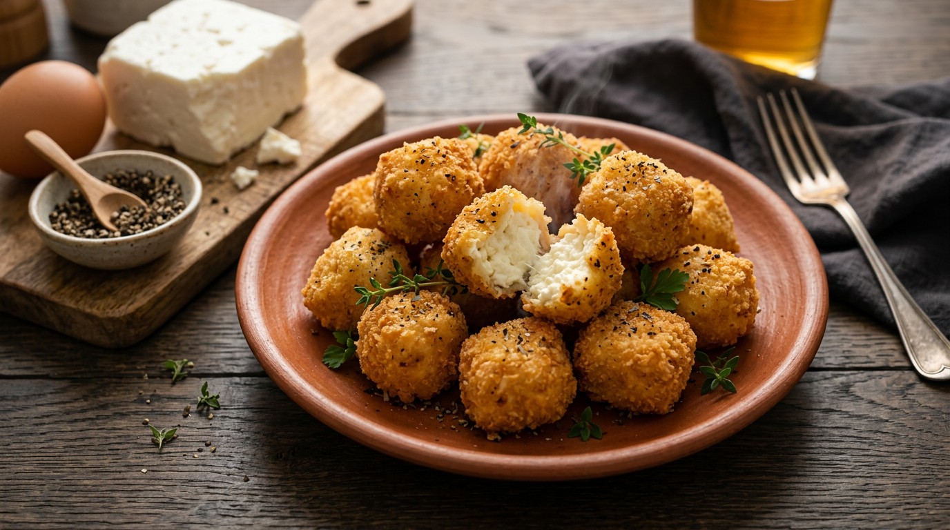 Griekse Kaasballetjes recept Griekse Kaasballetjes recept