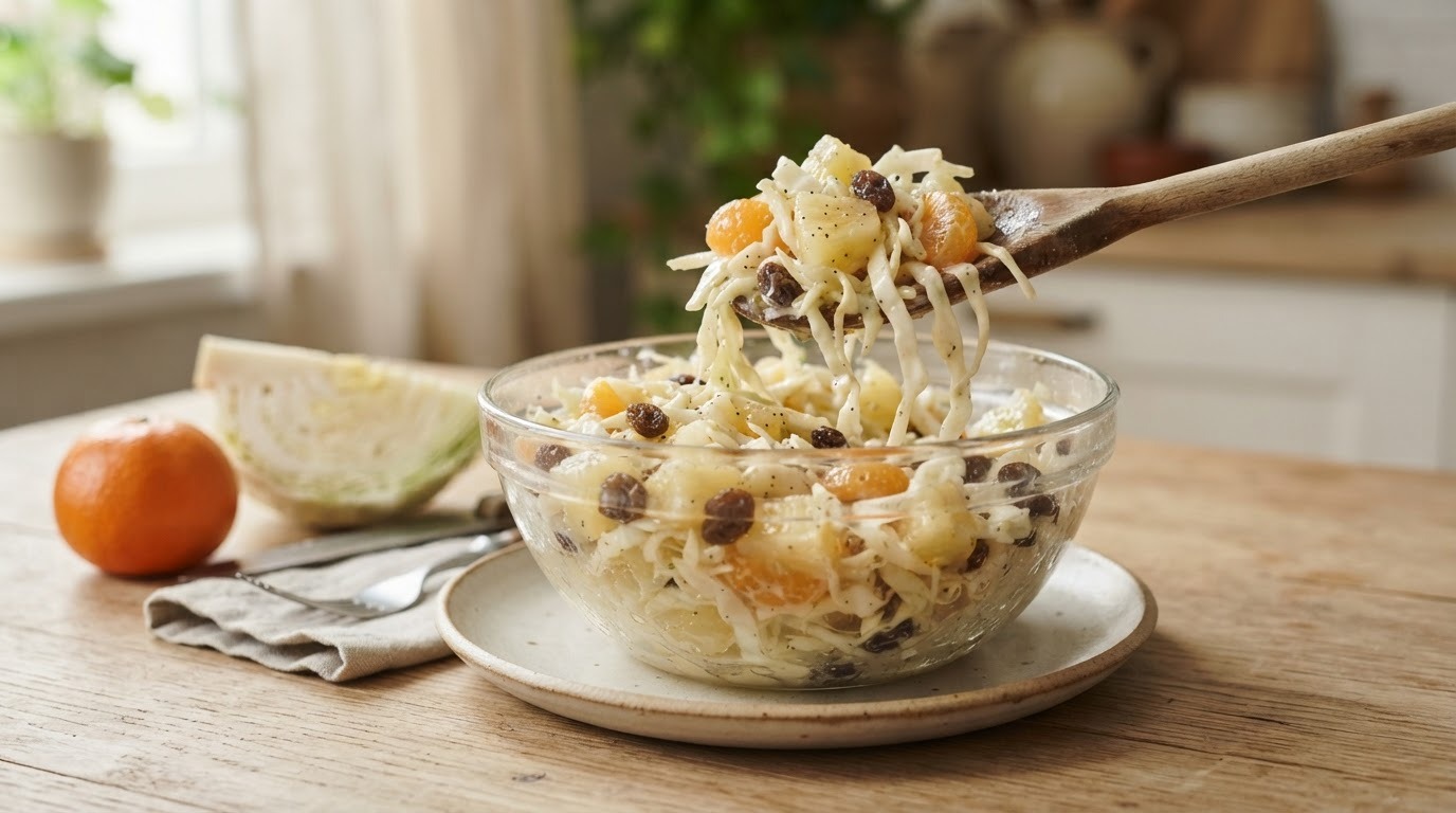 Griekse Witte Koolsalade