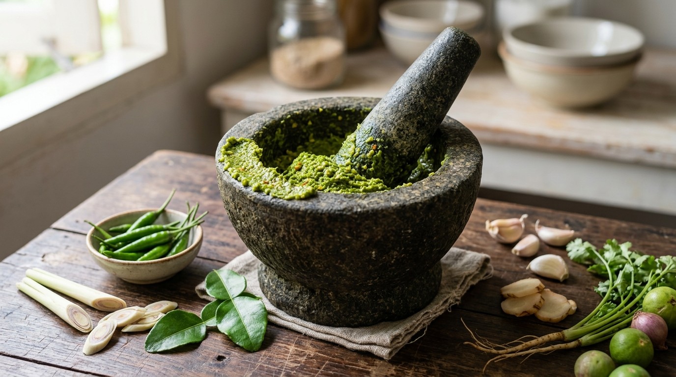 Groene Kerriepasta recept Groene Kerriepasta recept