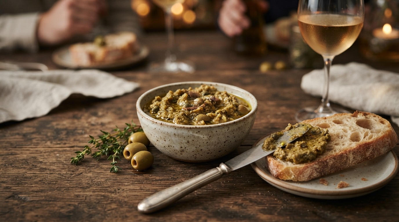 Groene Olijven Tapenade recept Groene Olijven Tapenade recept