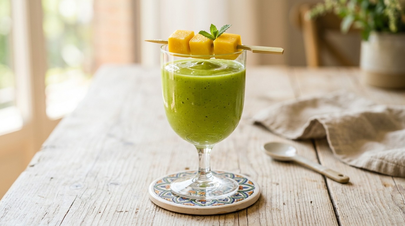 Groene Smoothie: Andijvie-mango