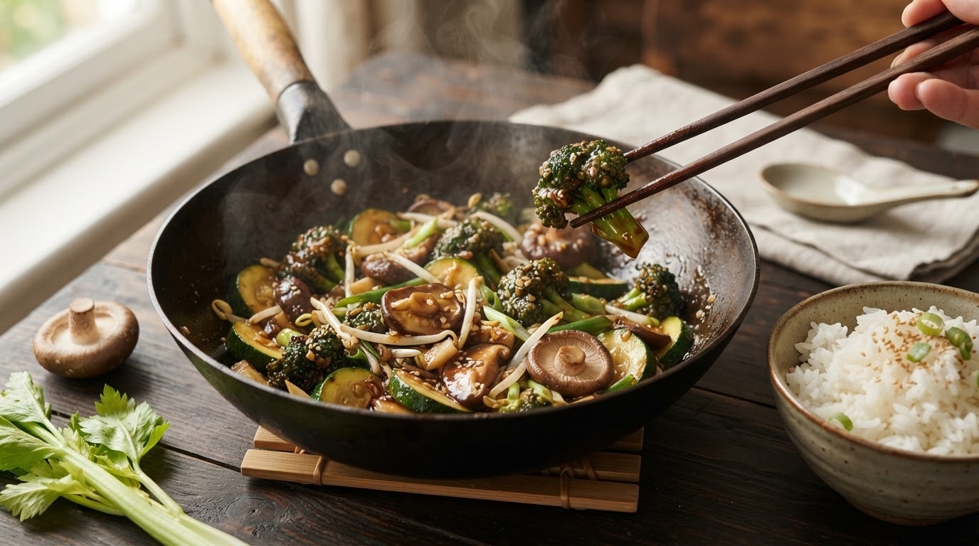 Groenten in Oestersaus recept Groenten in Oestersaus recept