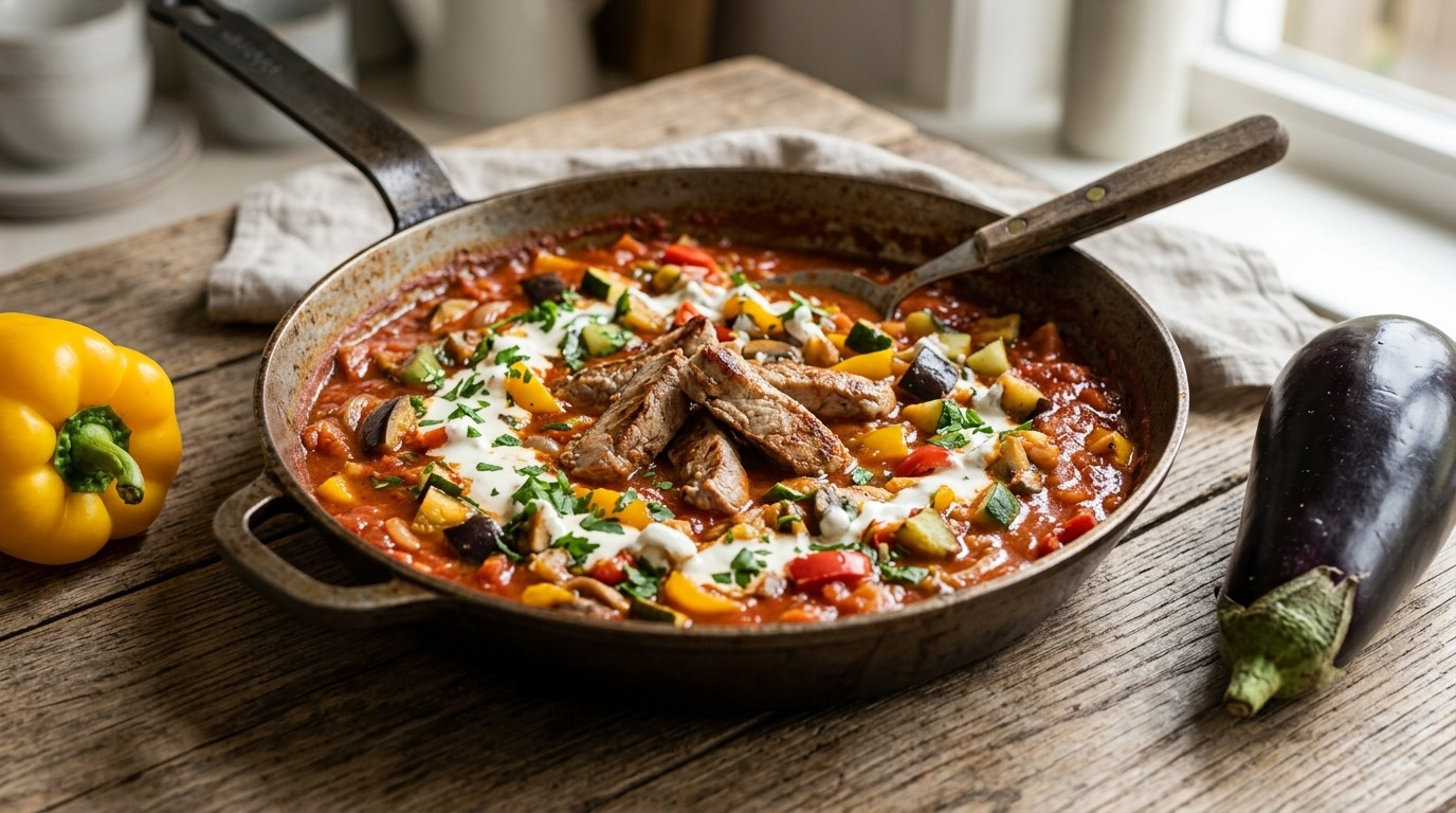 Groentenvlees Pastasaus