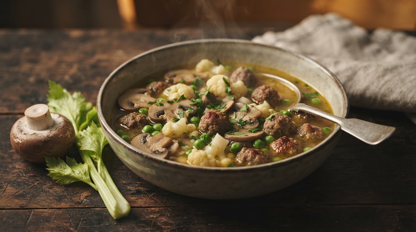 Groentesoep met Champignons