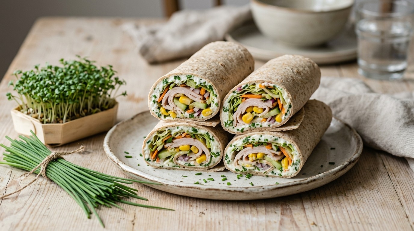Groentewraps met Kalkoenfilet