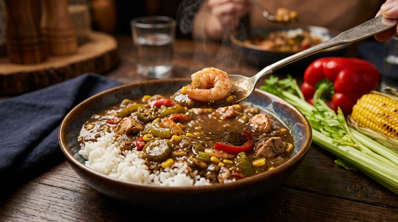 Gumbo uit New Orleans recept Gumbo uit New Orleans recept