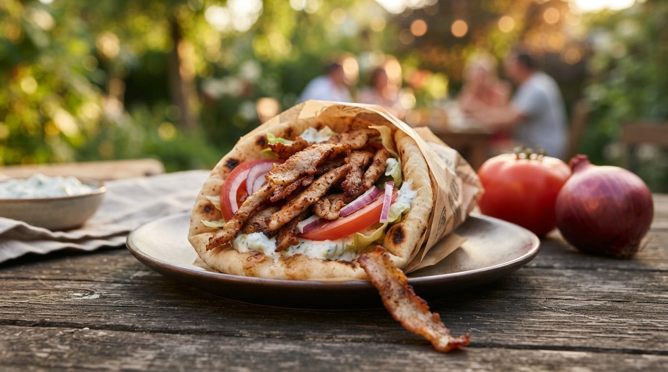 Gyros (gekruid en Gegrild Vlees)