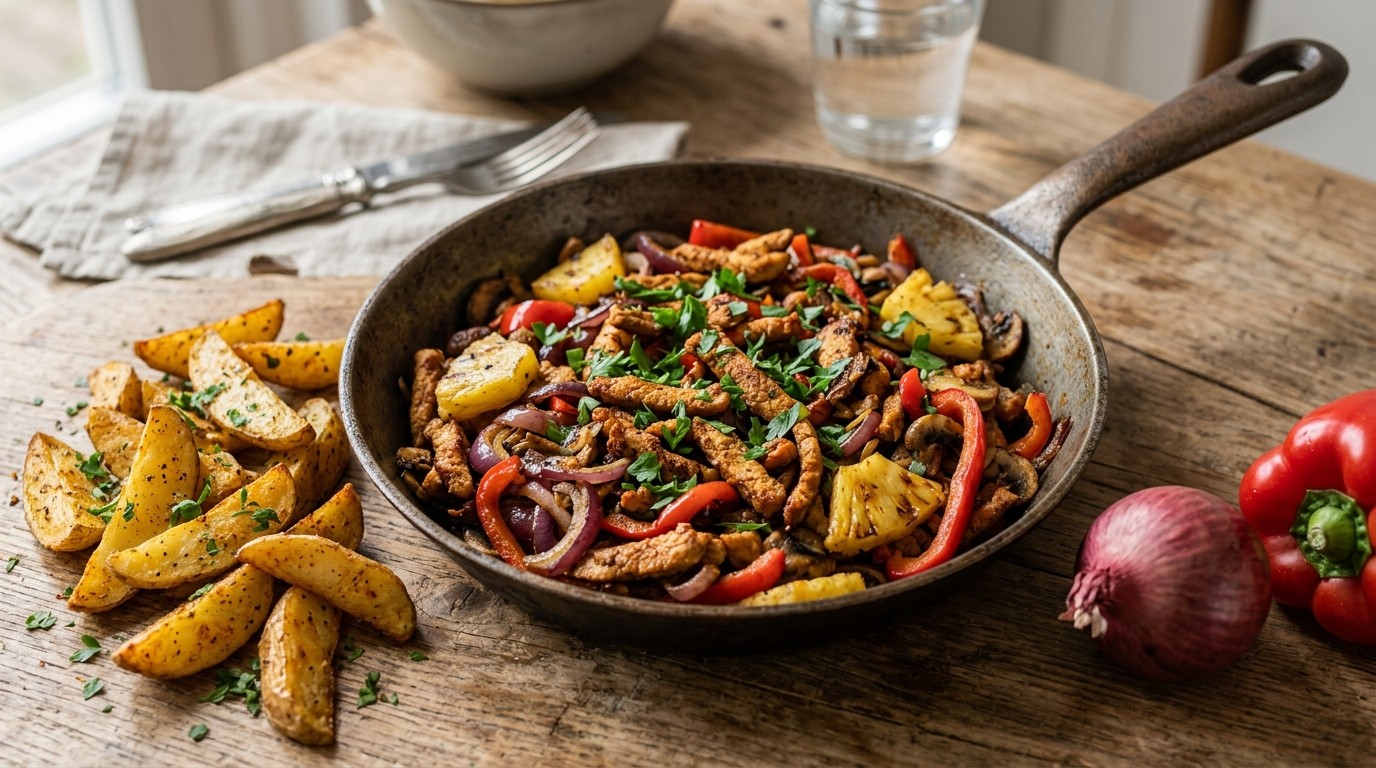 Gyros met Gebakken Aardappeltjes