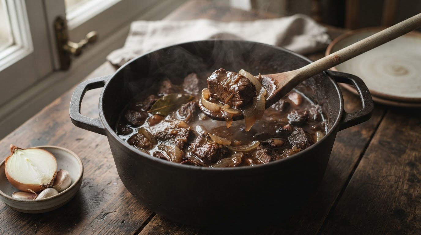 Hachee van Runder Riblappen met Kruidnagel recept Hachee van Runder Riblappen met Kruidnagel recept