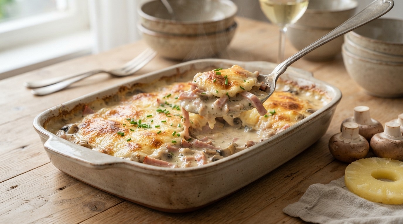 Ham-champignonragout Voor Buffet recept Ham-champignonragout Voor Buffet recept