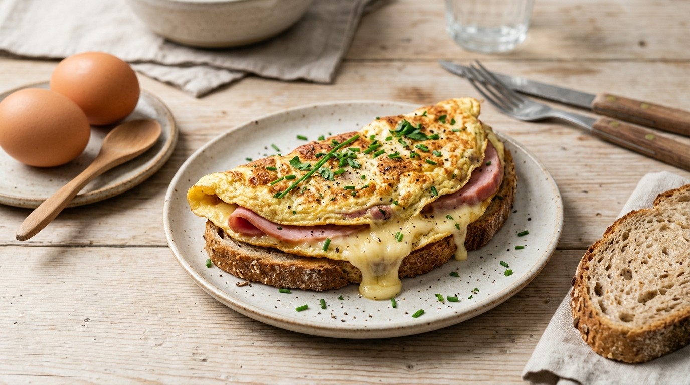 Ham Kaas Omelet