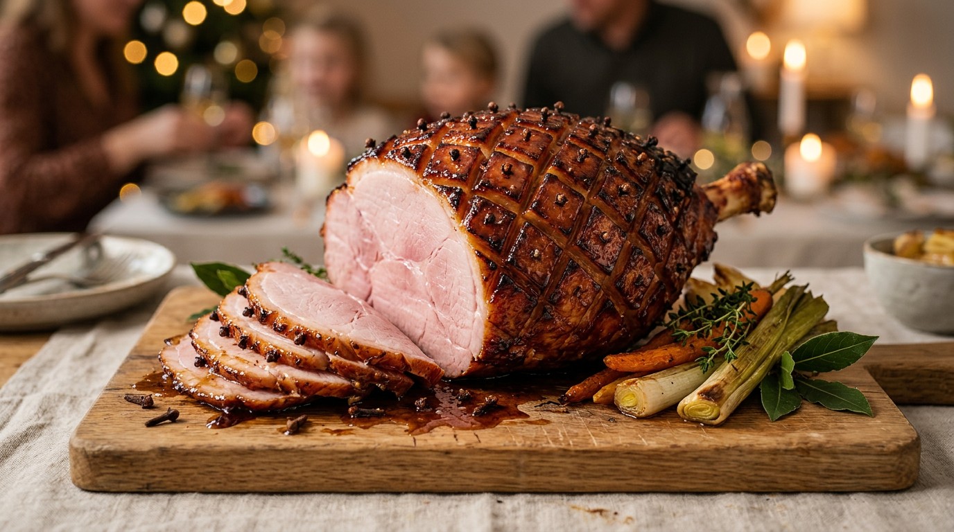 Ham met Honing en Kruidnagel recept Ham met Honing en Kruidnagel recept