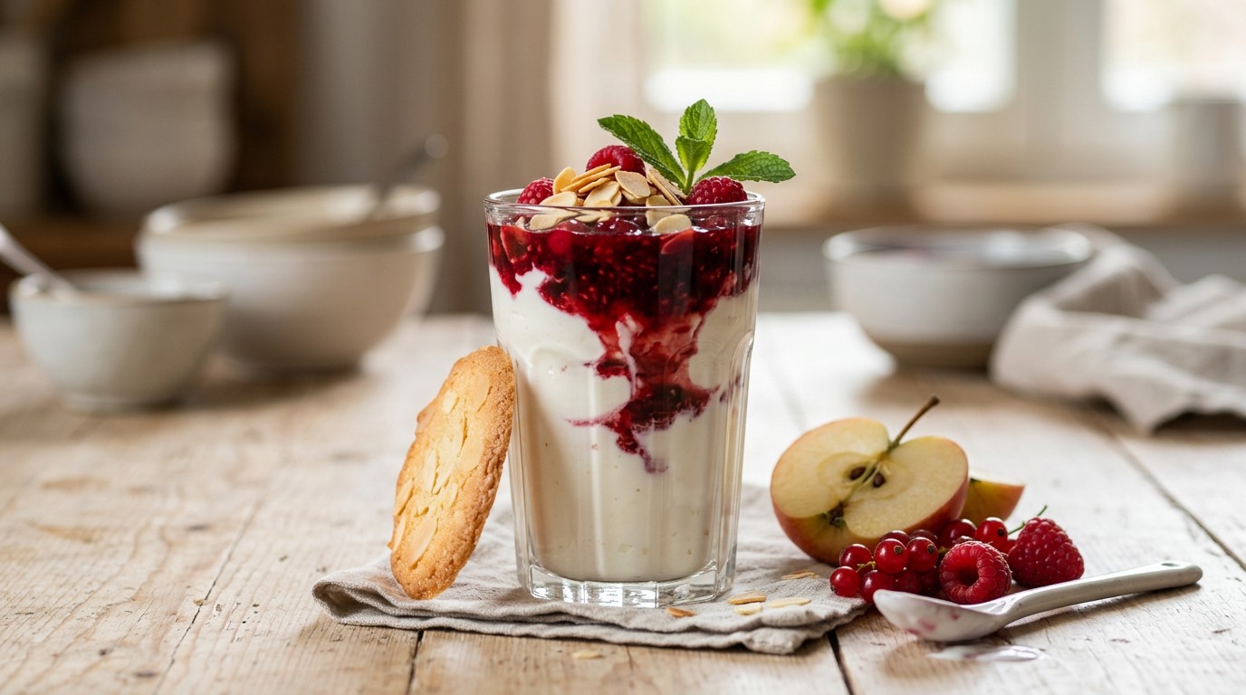 Hangop met Rote Grutze recept Hangop met Rote Grutze recept