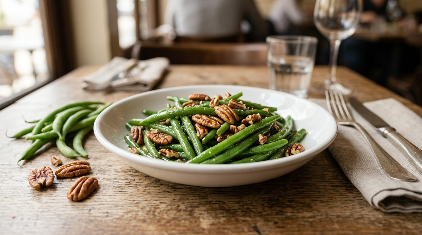 Haricot Verts met Pecannoten