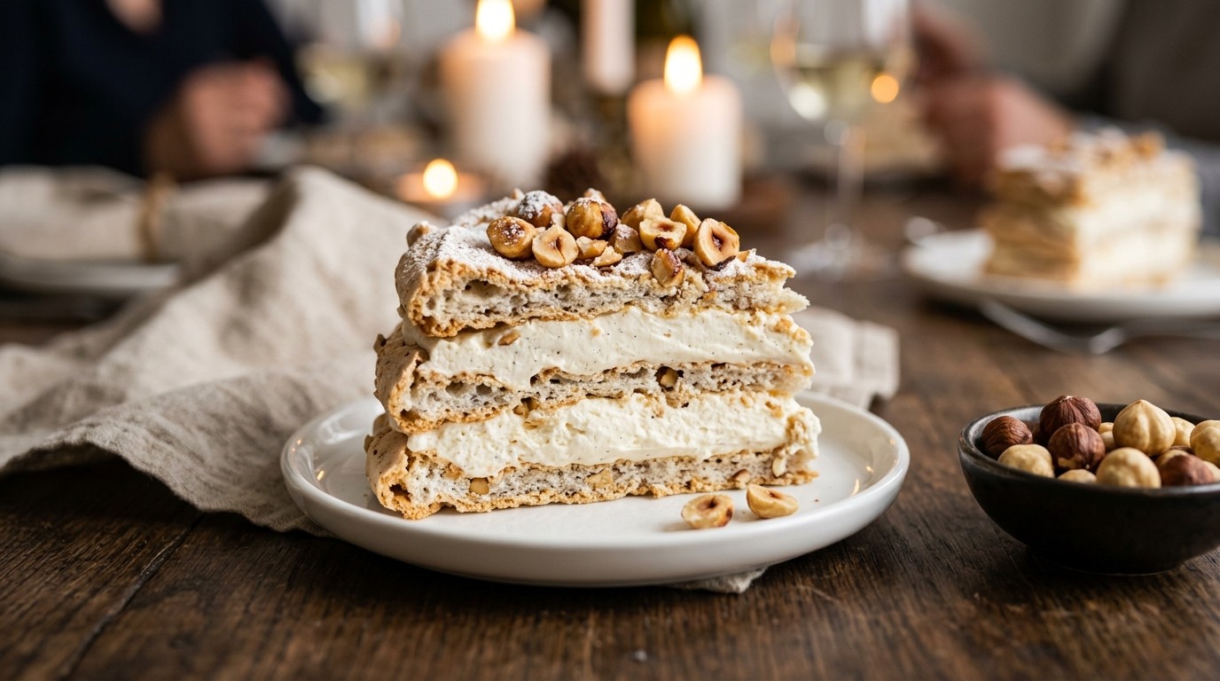 Hazelnootdesert recept Hazelnootdesert recept