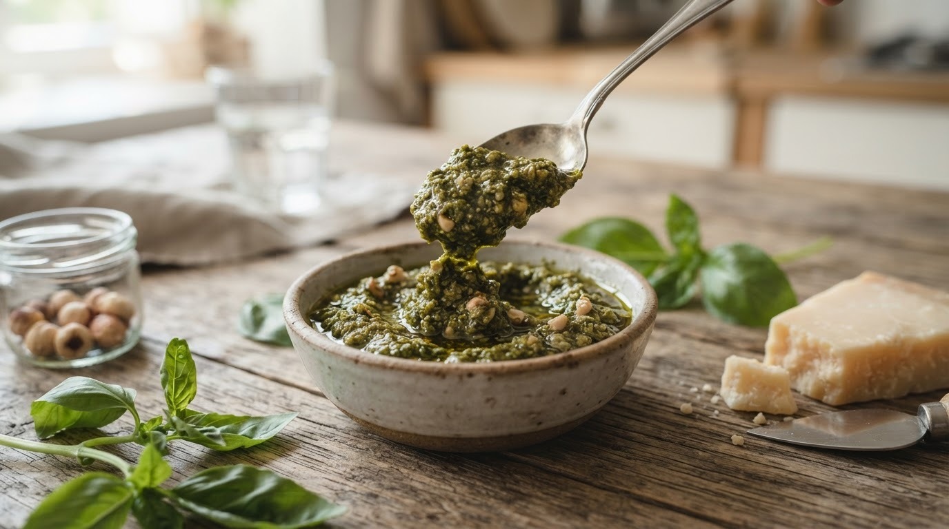 Hazelnootpesto recept Hazelnootpesto recept