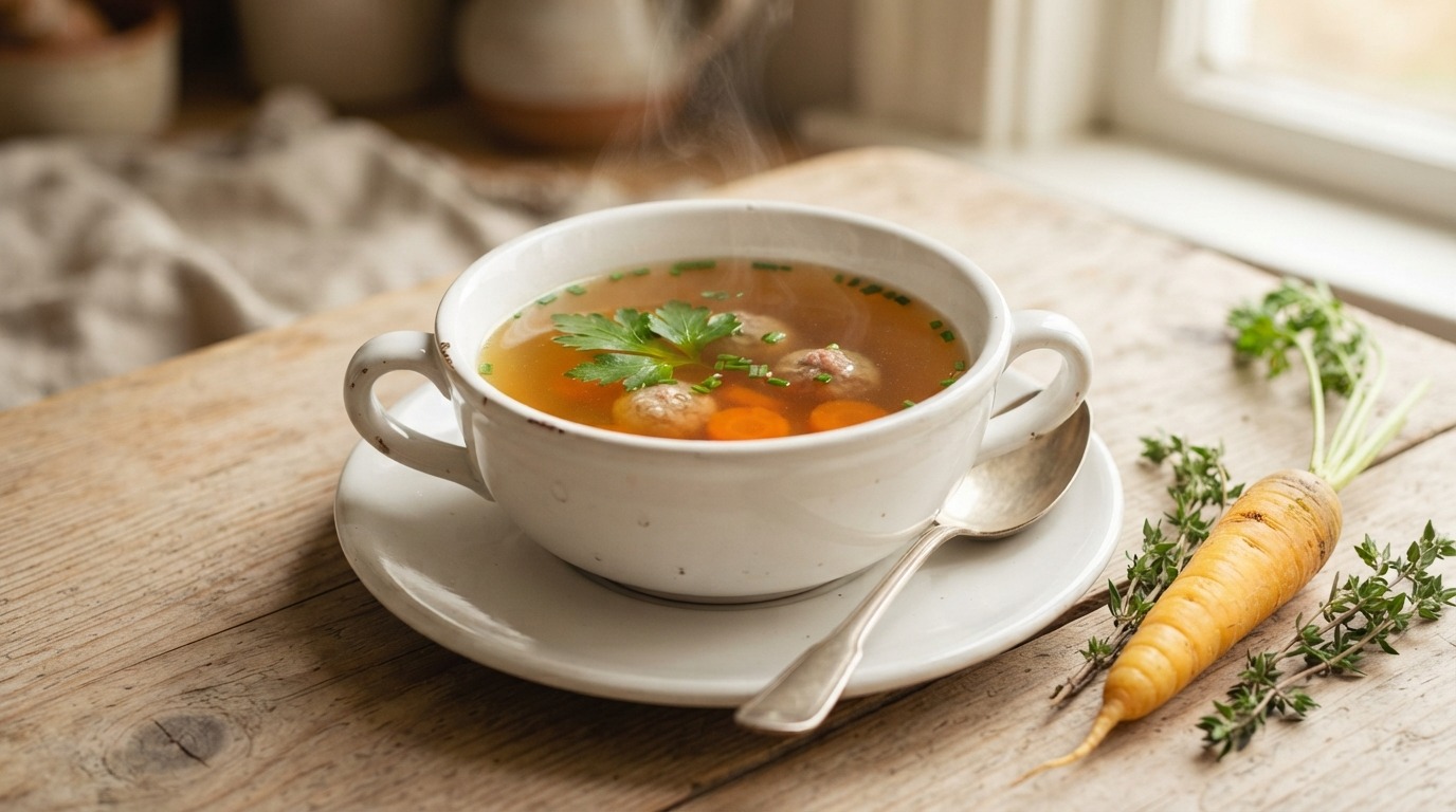 Heldere Franse Bouillon