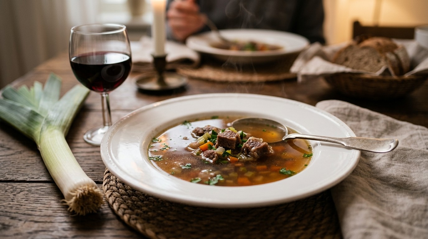 Heldere Ossenstaartsoep recept Heldere Ossenstaartsoep recept