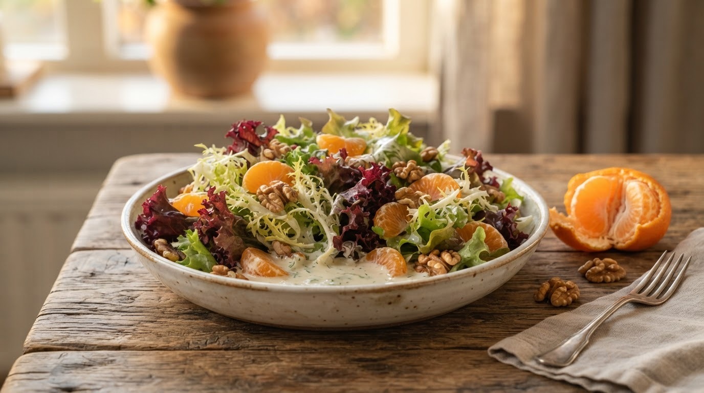 Herfstsalade in Kleur