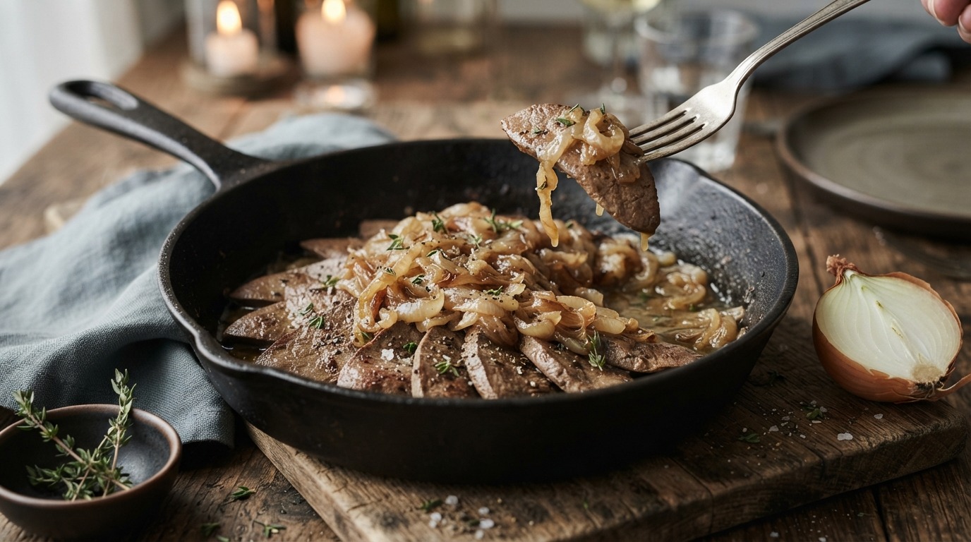 Hertenlever met Sjalotjes recept Hertenlever met Sjalotjes recept