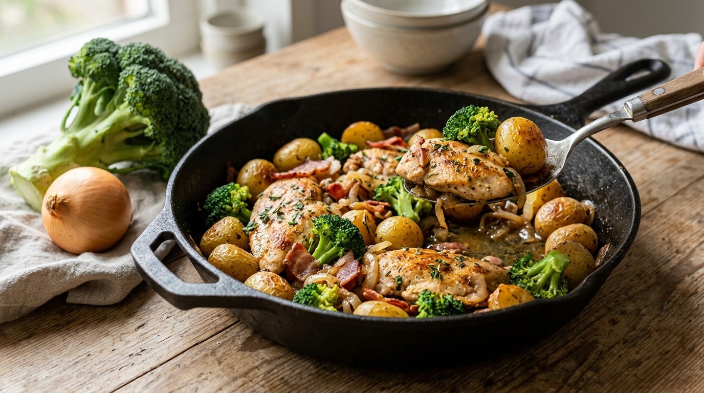 Hollandse kip met Mini Krieltjes en Broccoli