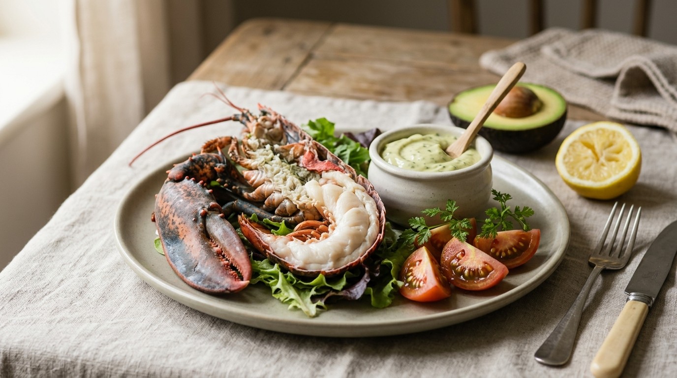 Homard à la Mayonnaise D'Avocat