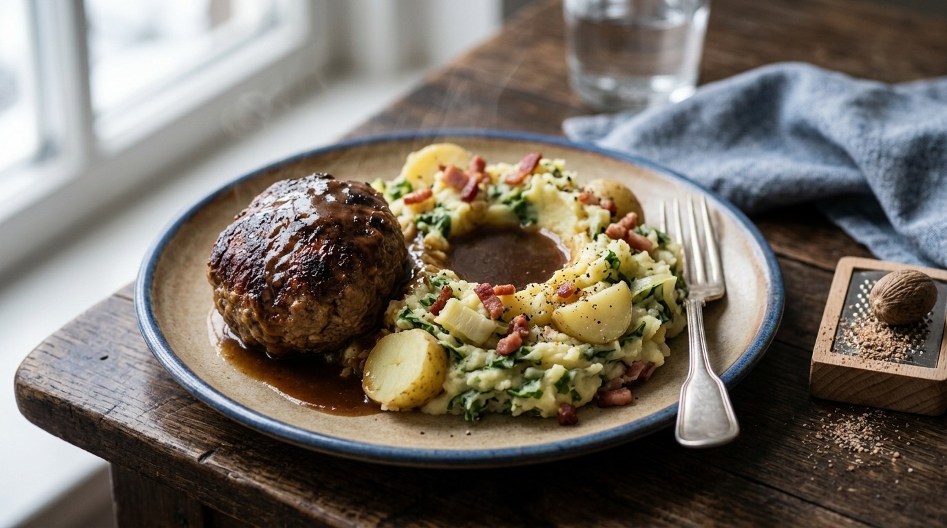Home-made Gehaktbal met Andijvie