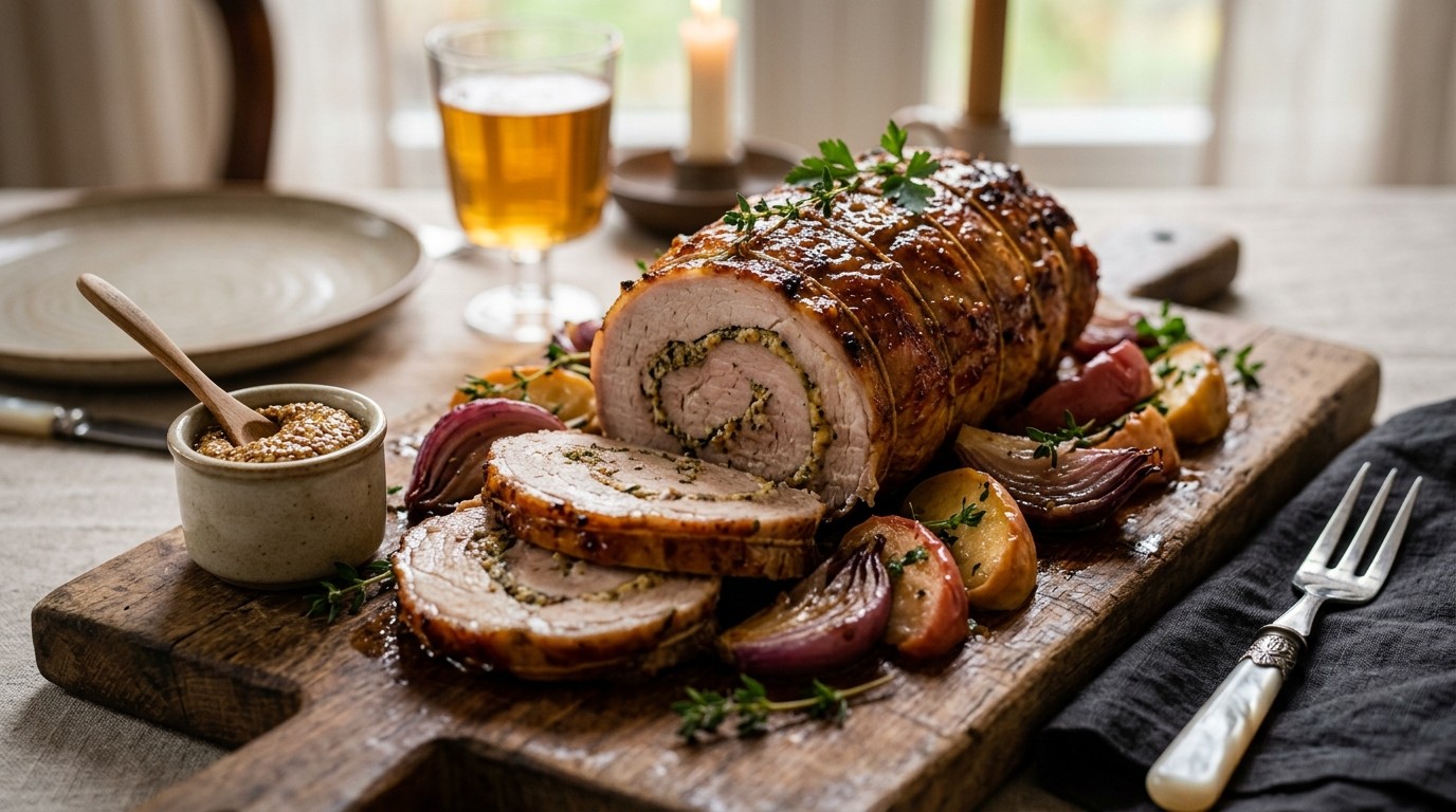 Honing-mosterd Rollade
