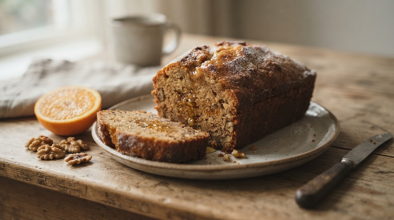 Honing-sinaasappelbrood (ook BBM)