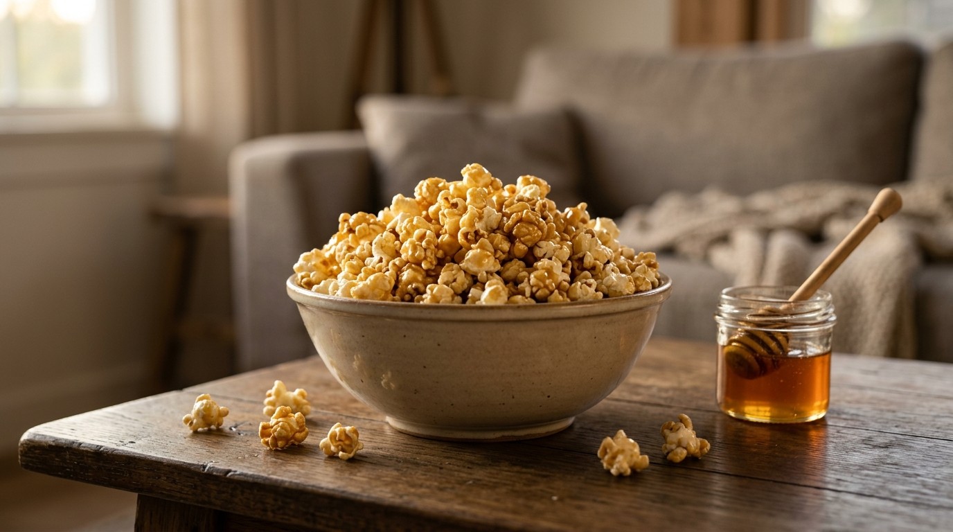 Honingpopcorn