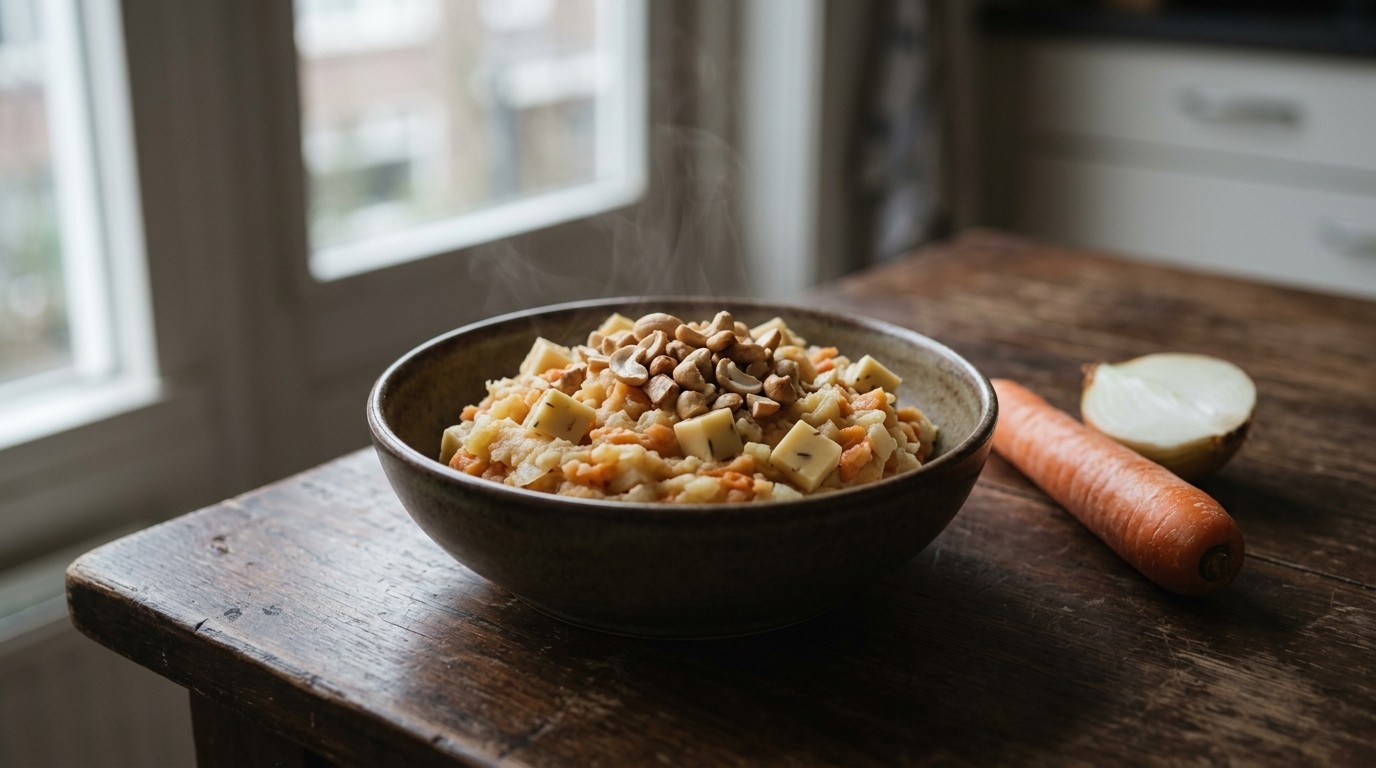 Hutspot met Kaas en Noten recept Hutspot met Kaas en Noten recept