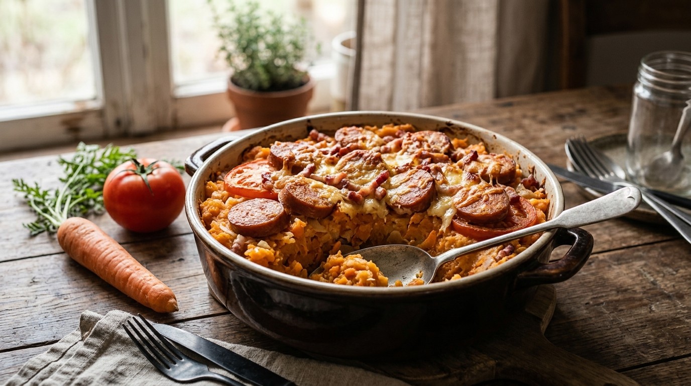 Hutspot-schoteltje uit de Oven