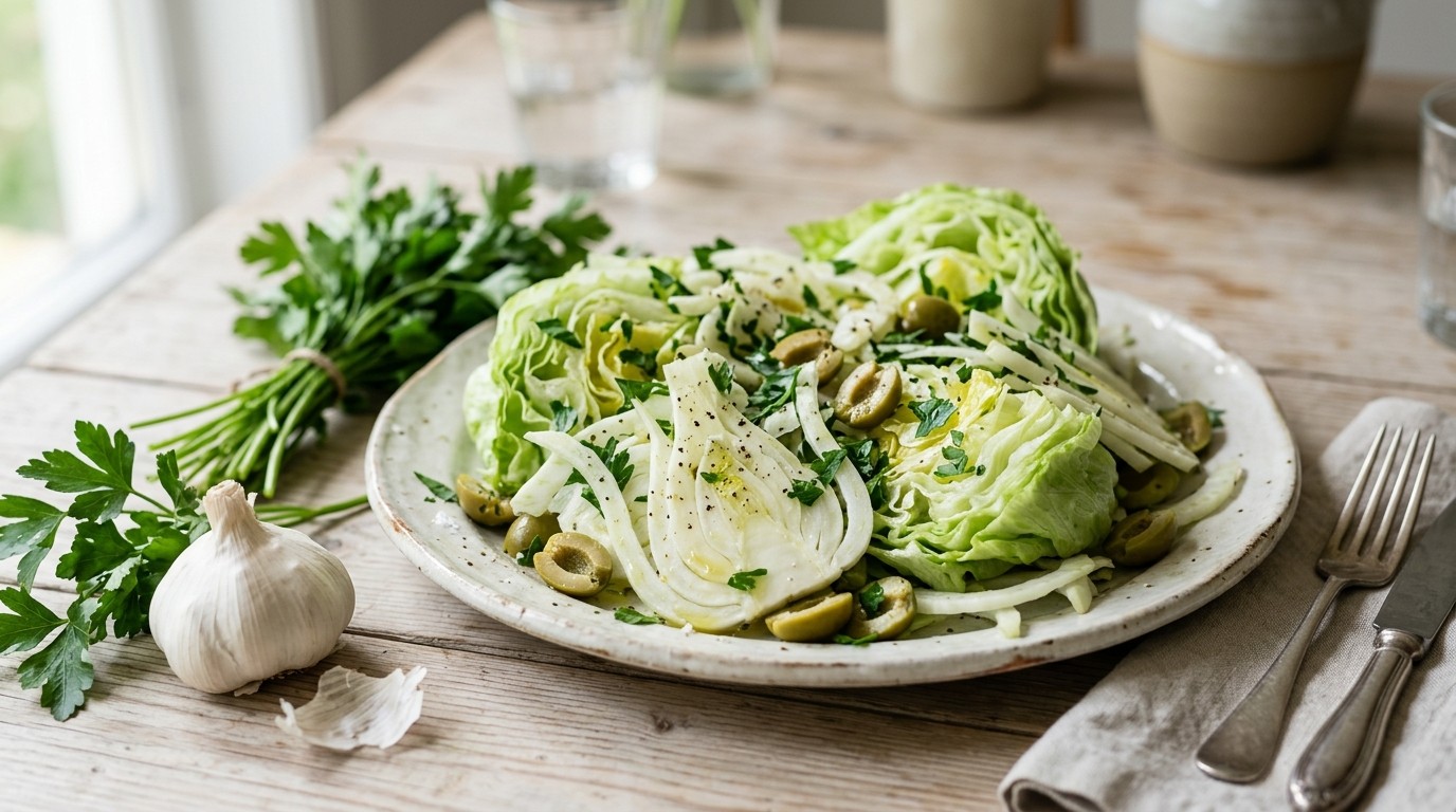 IJsbergsalade met Venkel