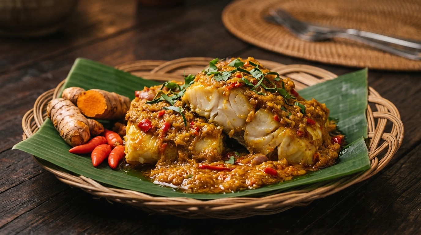 Ikan Boemboe Bali (hete Kabeljauw)