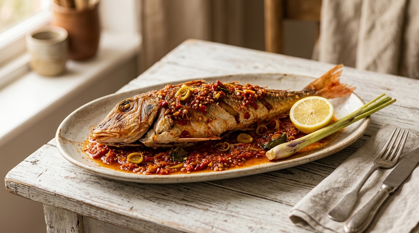 Ikan Pedis (rode Poon )