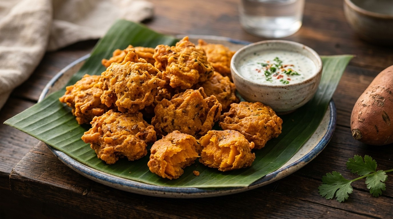 Indiase Bhara van Zoete Aardappel