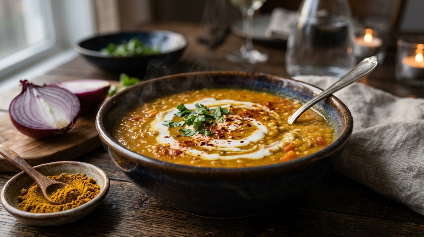 Indiase Linzensoep recept Indiase Linzensoep recept