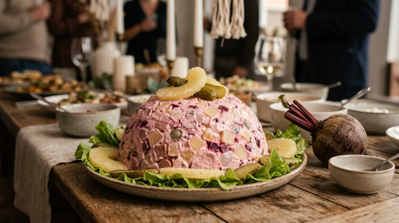 Indische Huzarensalade recept Indische Huzarensalade recept