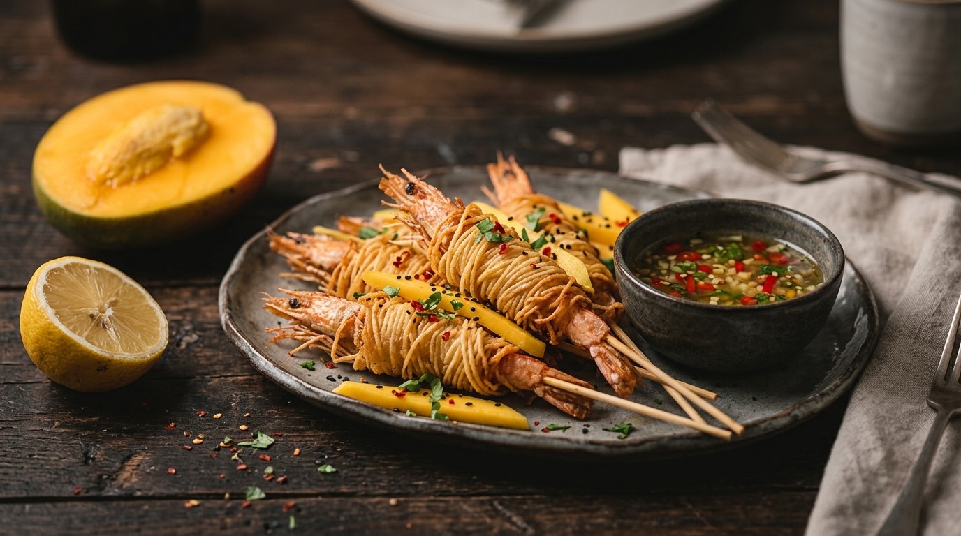 Ingepakte Langoustines
