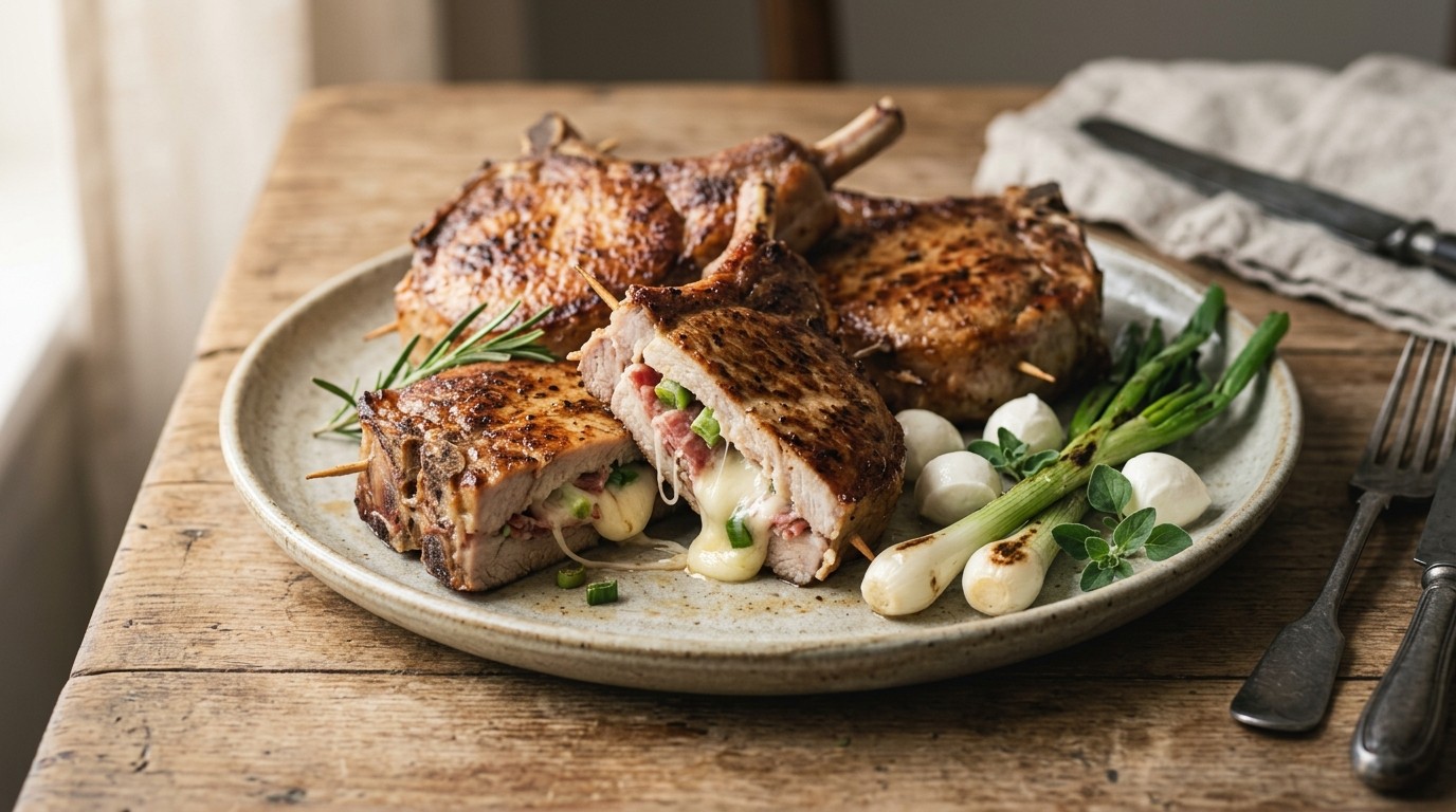 Italiaans Gevulde Ribkarbonade recept Italiaans Gevulde Ribkarbonade recept