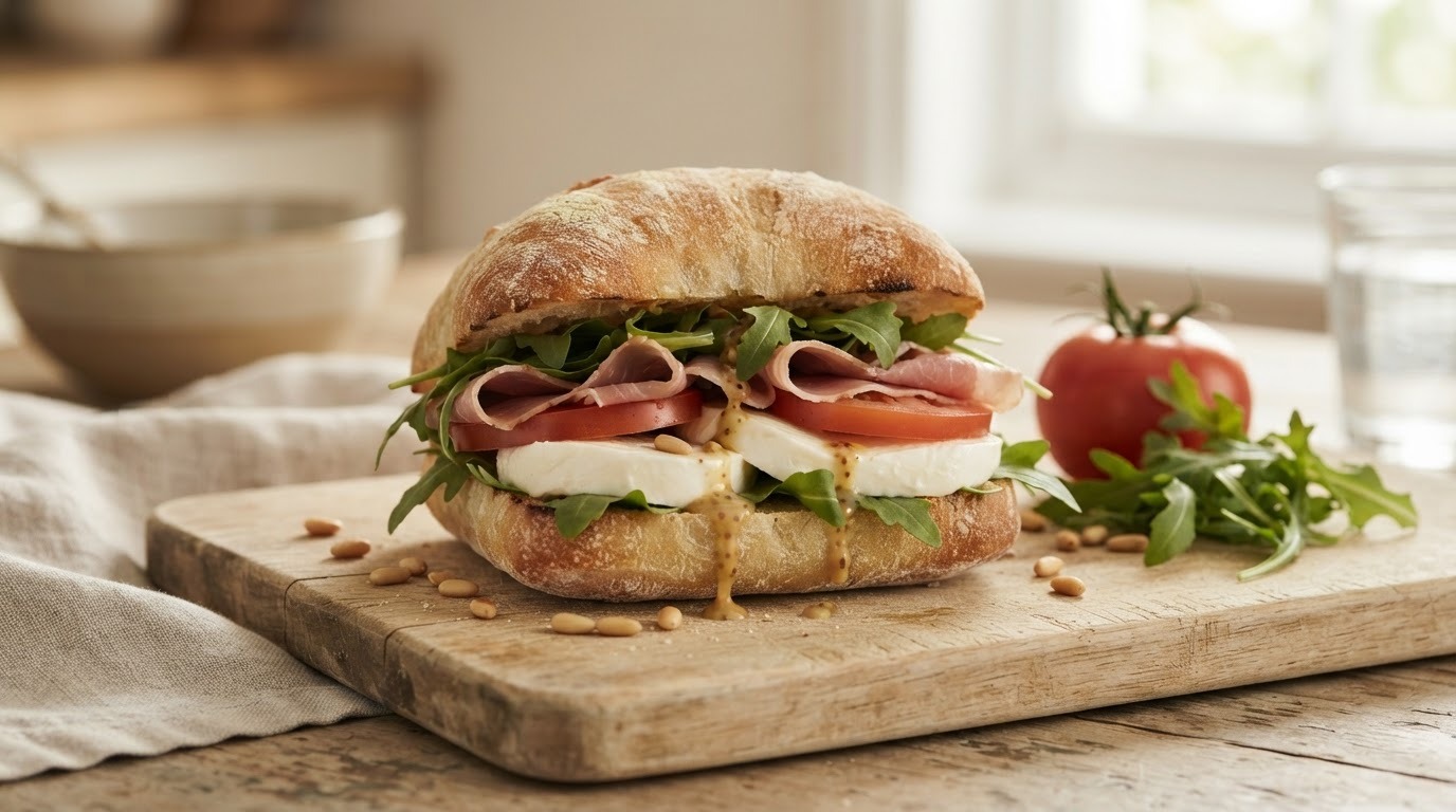 Italiaanse bol met Mozzarella