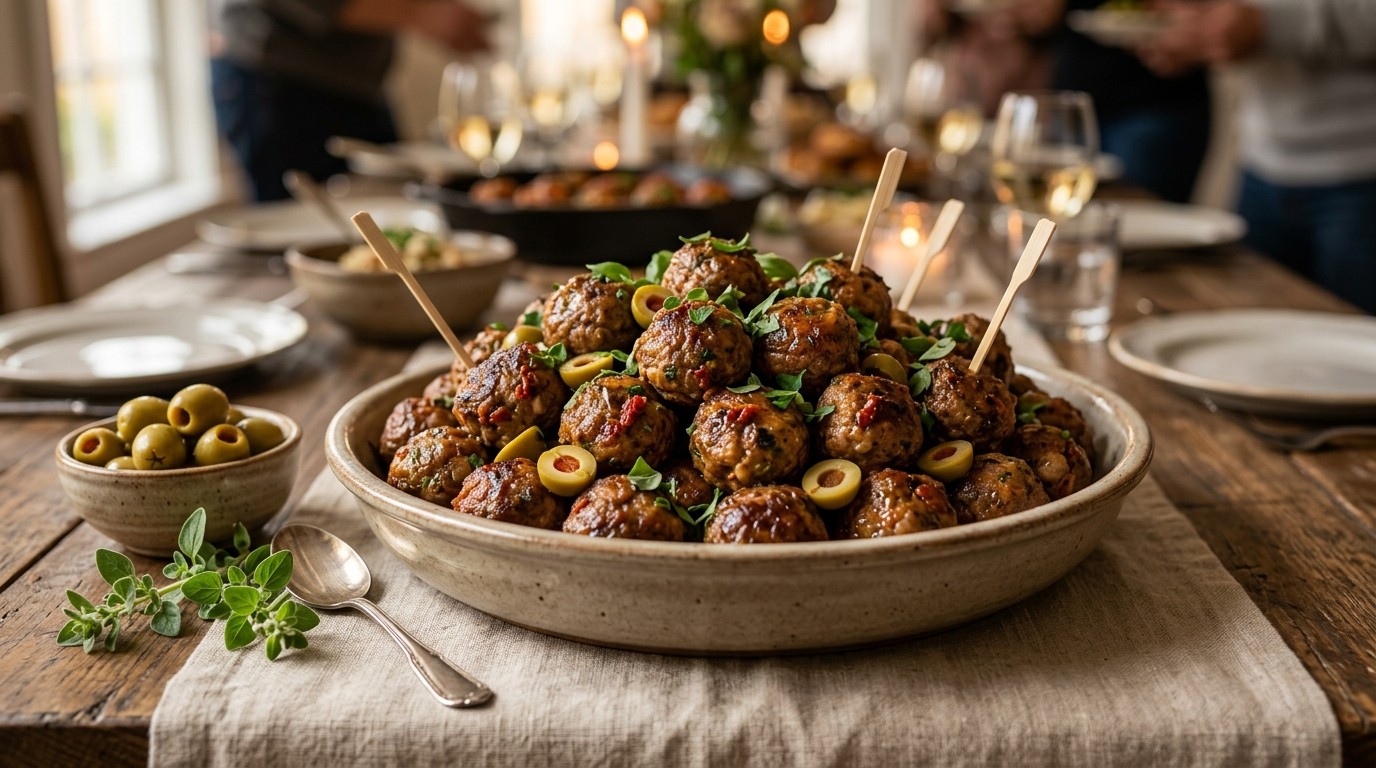 Italiaanse Gehaktballetjes Voor Buffet