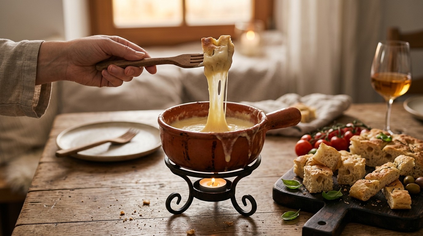 Italiaanse Kaasfondue recept Italiaanse Kaasfondue recept